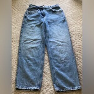 Collusion x004 high rise dad jeans medium wash blue 24/30